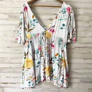 By Together Collection Floral Oversized Mini Dress Large